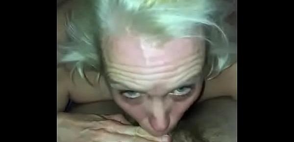  Blonde mature milf gives the best birthday blowjob ever 2hot